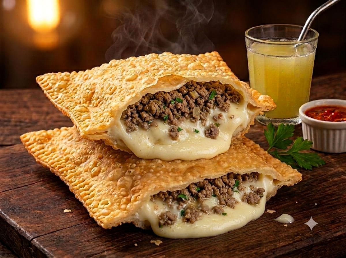 Pastel de Carne com Queijo
